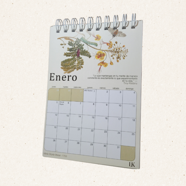 Calendario 2026 — Edición Botánica